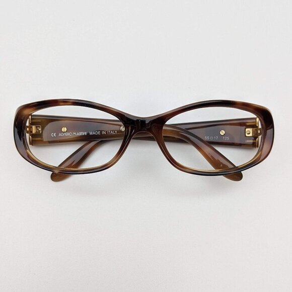 🕶️Made in Italy! Alviero Martini MK0022 Eyeglasses 55/17 125 /KAK353🕶️ - Picture 1 of 6